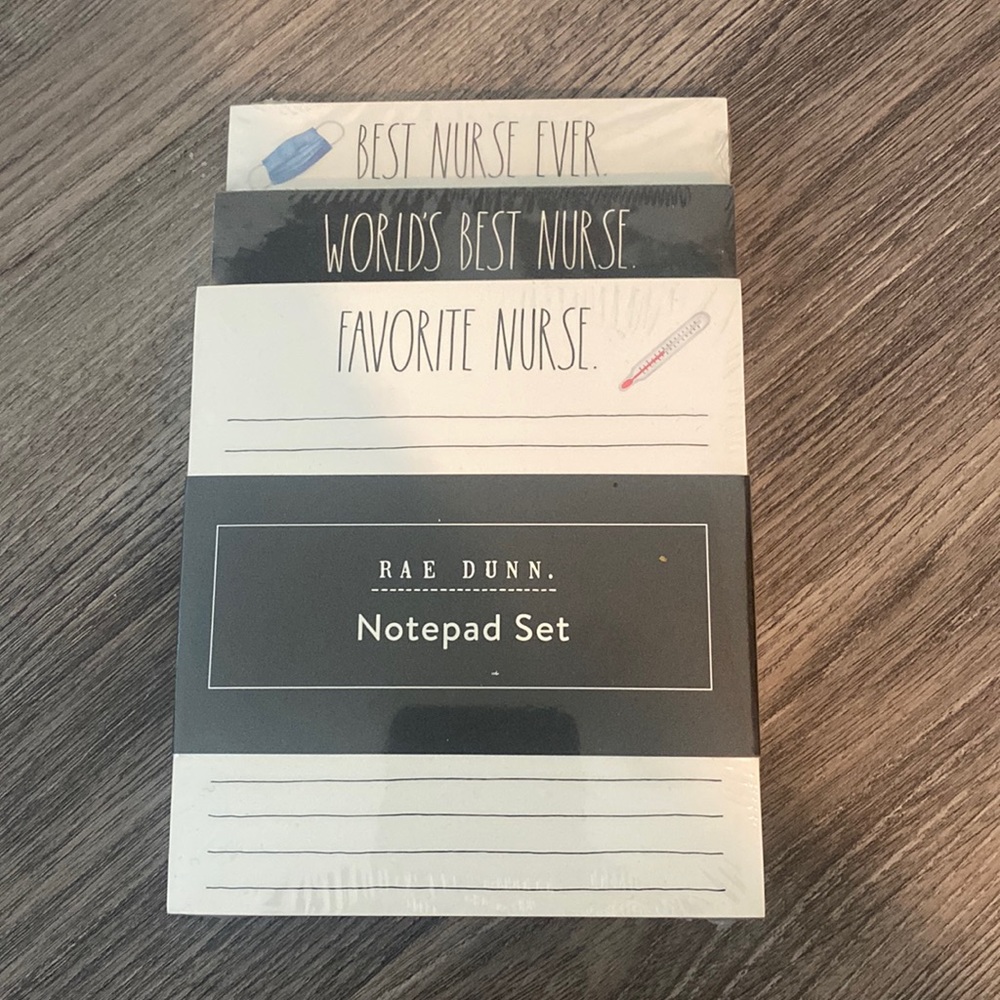 New with tag three note pads by Rae Dunn